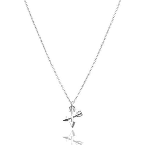 Arrow Pendant Necklace – Motivational “Aim High” Jewelry- Minimalist Dainty - Picture 2 of 6
